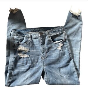 American Eagle women’s size 12 ripped jeans